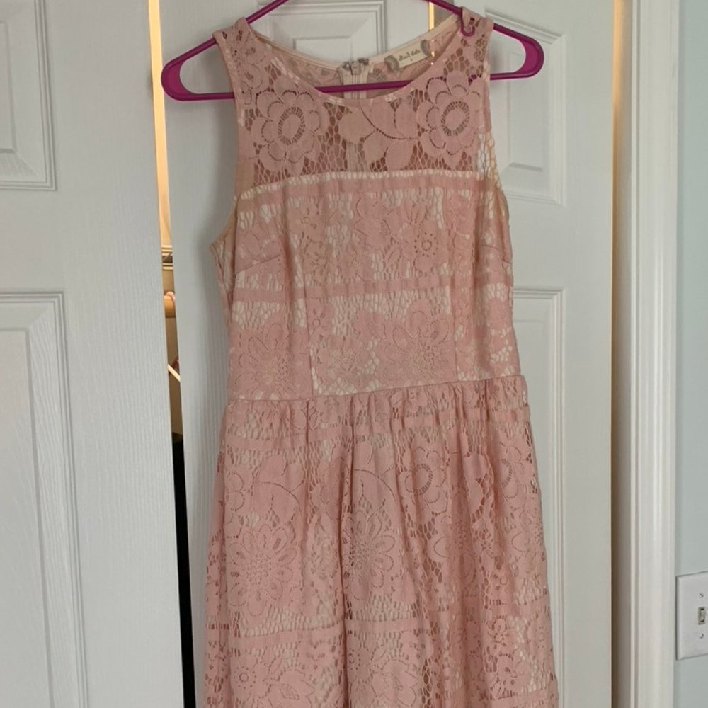 Pink Lace Dress